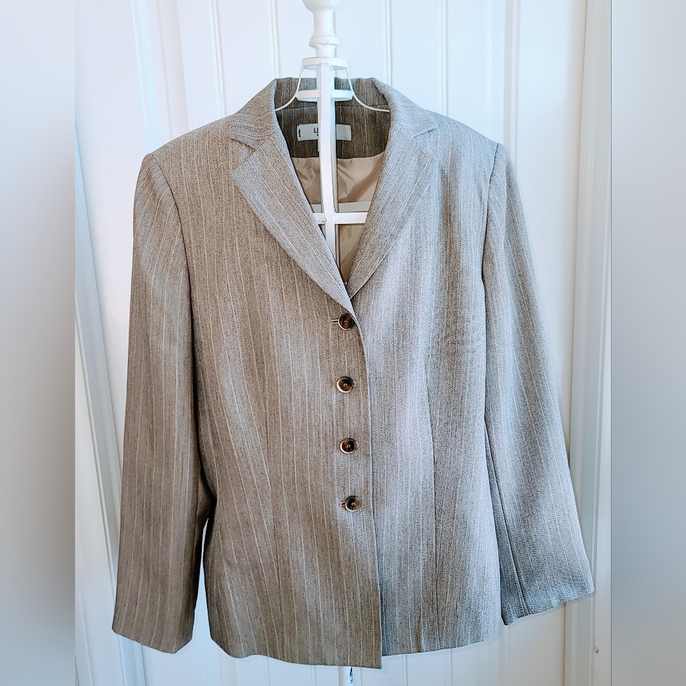 Le Suit Essentials lined  Business Professional Office Work Woman's 12p - Picture 2 of 7